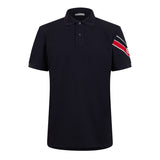 Moncler Tricolour Trimmed Cotton Piquet T-Shirt