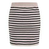 Miu Miu Stripe Knitted Logo Skirt