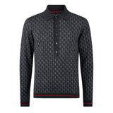 Gucci Long Sleeve Knit Polo Shirt