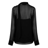 Gucci Tie-Detailed Georgette Blouse