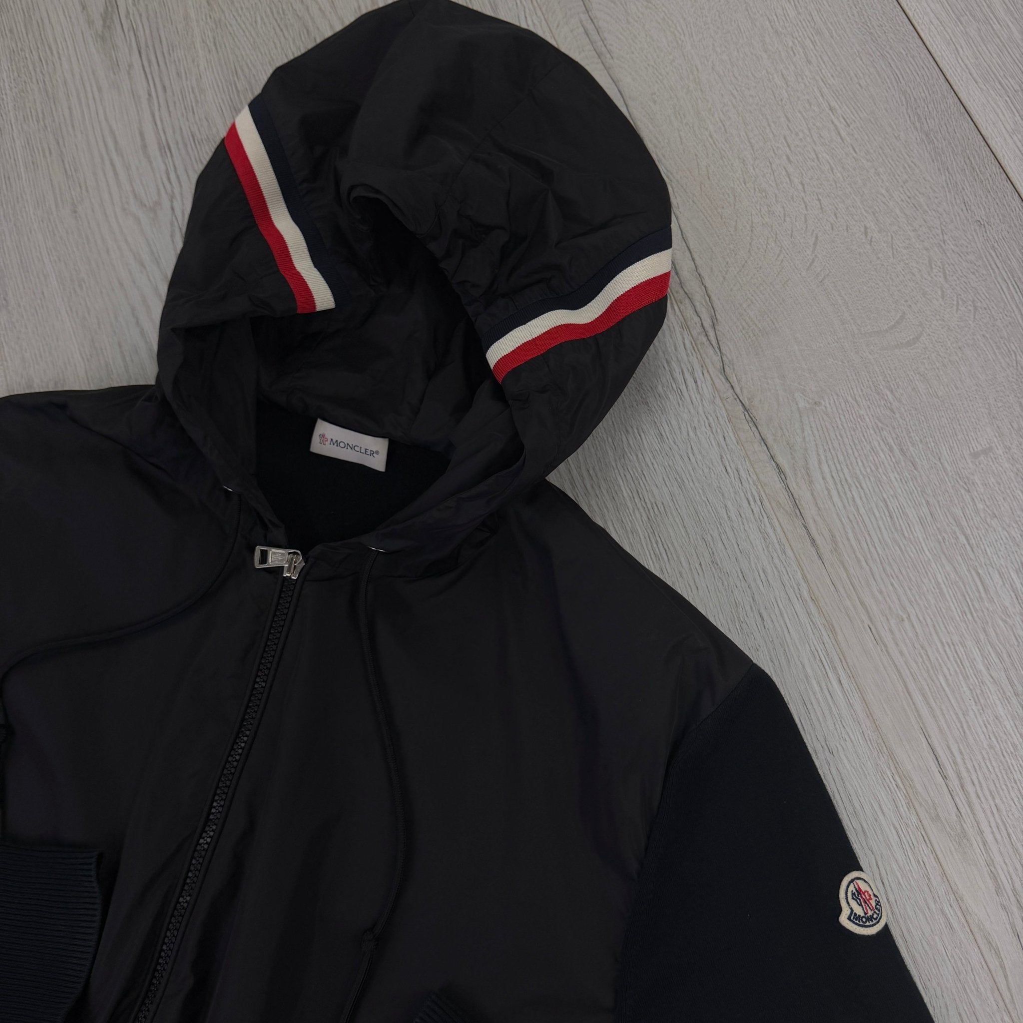 Moncler Men’s Black Maglia Tricot Cardigan - 3XL (Fit XL/XXL) - Morely TrendsMoncler Type here:)