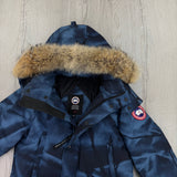 Canada Goose Abstract Blue Parka
 Wyndham Jacket - XS