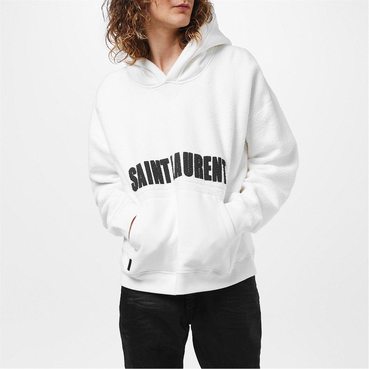 Saint Laurent Agafay Logo Hoodie