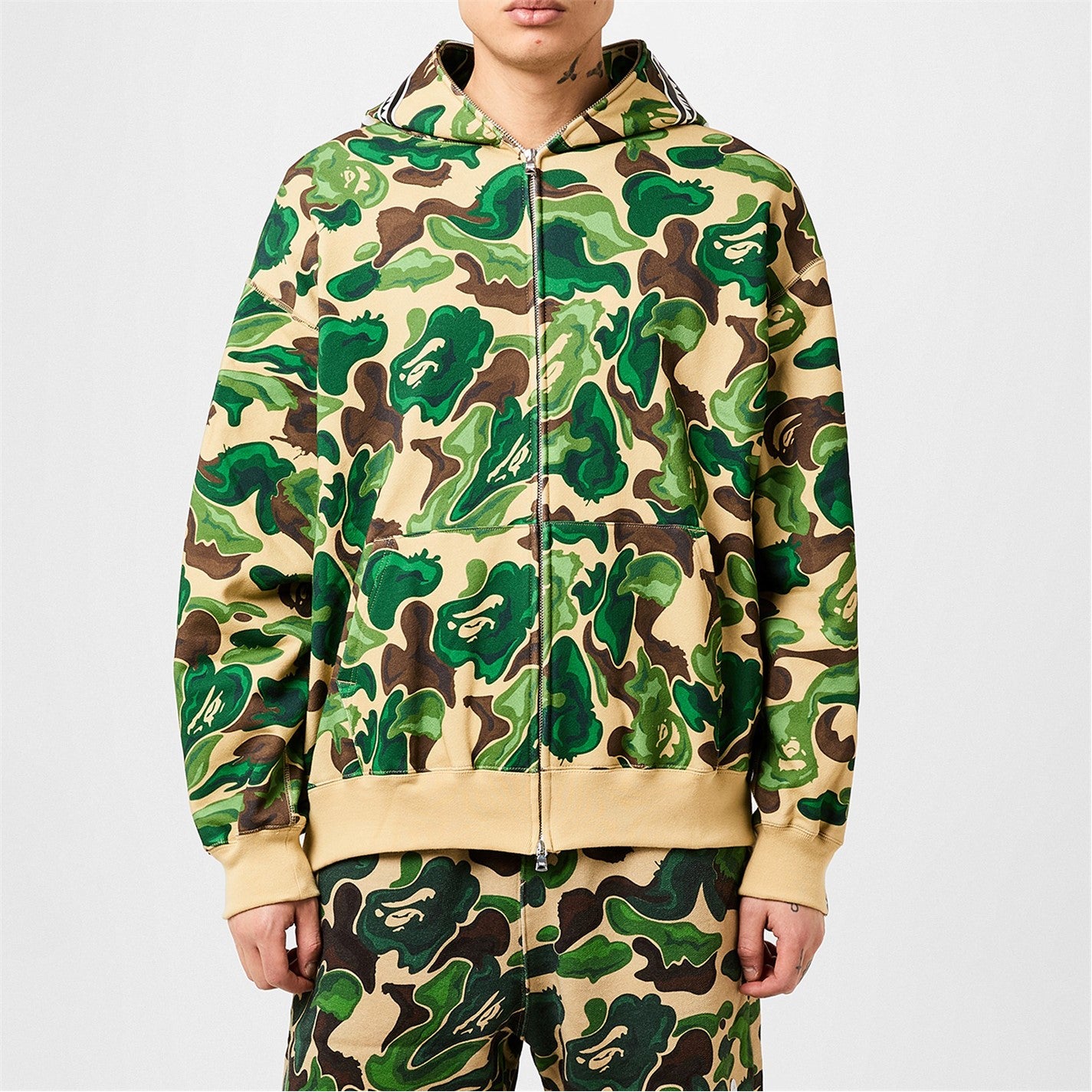 A Bathing Ape Art Camo Shark Hoodie