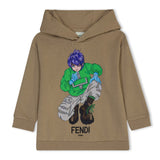 Fendi Graphic Hoodie Junior