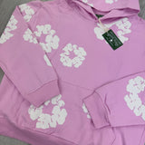 Denim Tears Baby Pink Pullover Hoodie