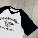 Christian Dior Men’s White & Navy ‘Atelier Paris’ T-shirt - Large Oversized