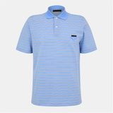 Prada Stripe Logo Polo