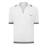 Prada Intarsia Polo Shirt