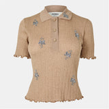 Fendi Embellished Polo