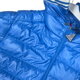 Moncler Logo-Appliquéd Quilted Shell Hooded Down Jacket - Light Blue