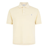 Saint Laurent Logo Pique Polo Shirt