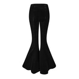 Saint Laurent Flared Velvet Trousers