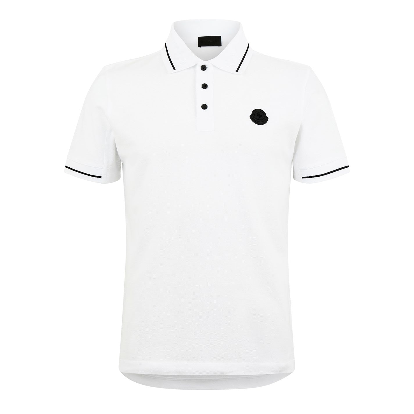 Moncler Logo Patch Smart Polo Shirt