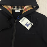 Burberry Men’s Black Zip-up Hoodie - Large - Morely TrendsBurberry Type here:)