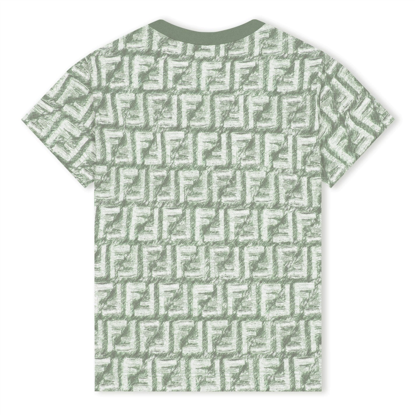 Fendi Ff Print T-Shirt Juniors