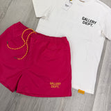 Gallery Dept Men’s White T-shirt & Shorts Set
