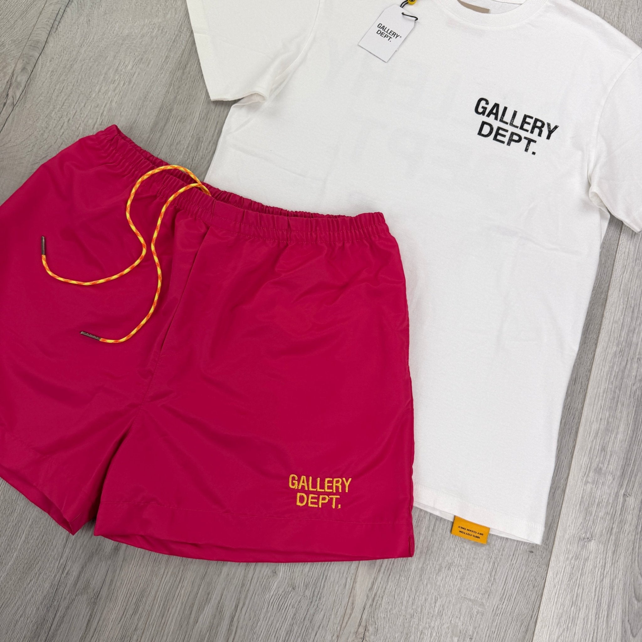 Gallery Dept Men’s White T-shirt & Shorts Set - Morely TrendsGallery Dept Type here:)