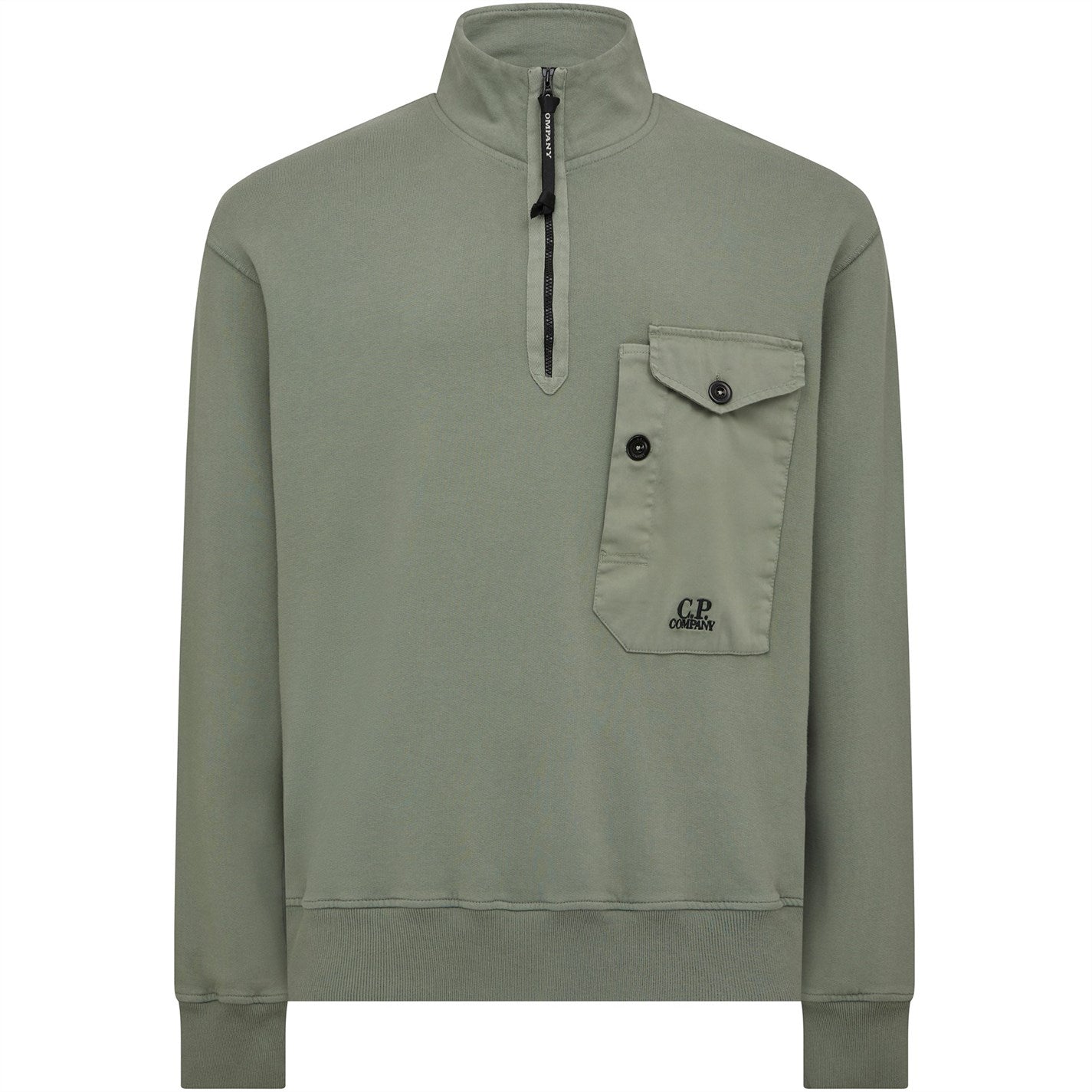 CP Company Quarter Zip Fleece Sweatshirt