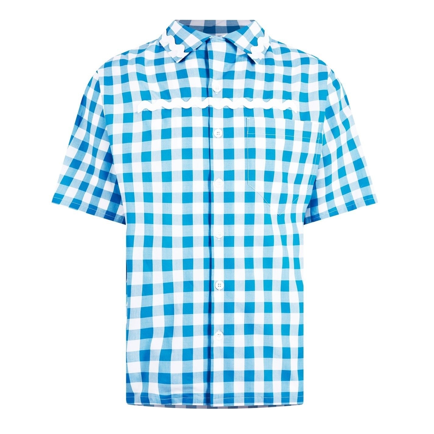 Prada Vichy Short Sleeve Shirt - Morely TrendsPrada Type here:)