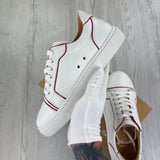 Christian Louboutin Women’s White Sneakers - 40.5 (Fit Uk 6.5)