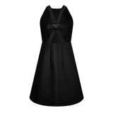 Prada Pinnafore Logo Dress