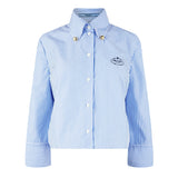 Prada Embroidered Striped Shirt