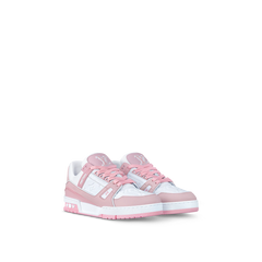 Louis Vuitton Pink Denim Trainers