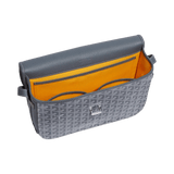 Goyard Goyardine Belvedere II Grey MM Messenger Bag