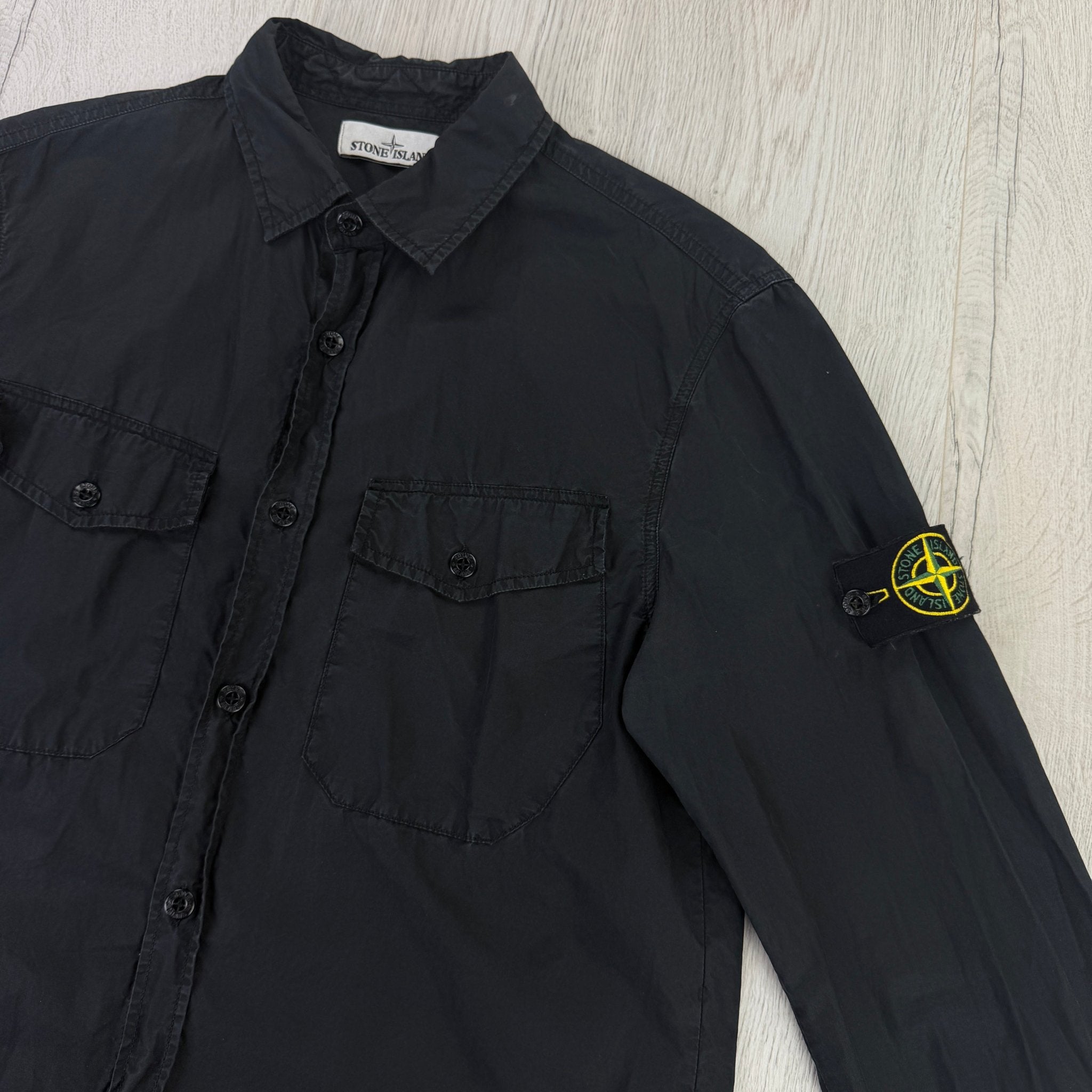 Stone Island Men’s Black Overshirt - Large - Morely TrendsStone Island Type here:)