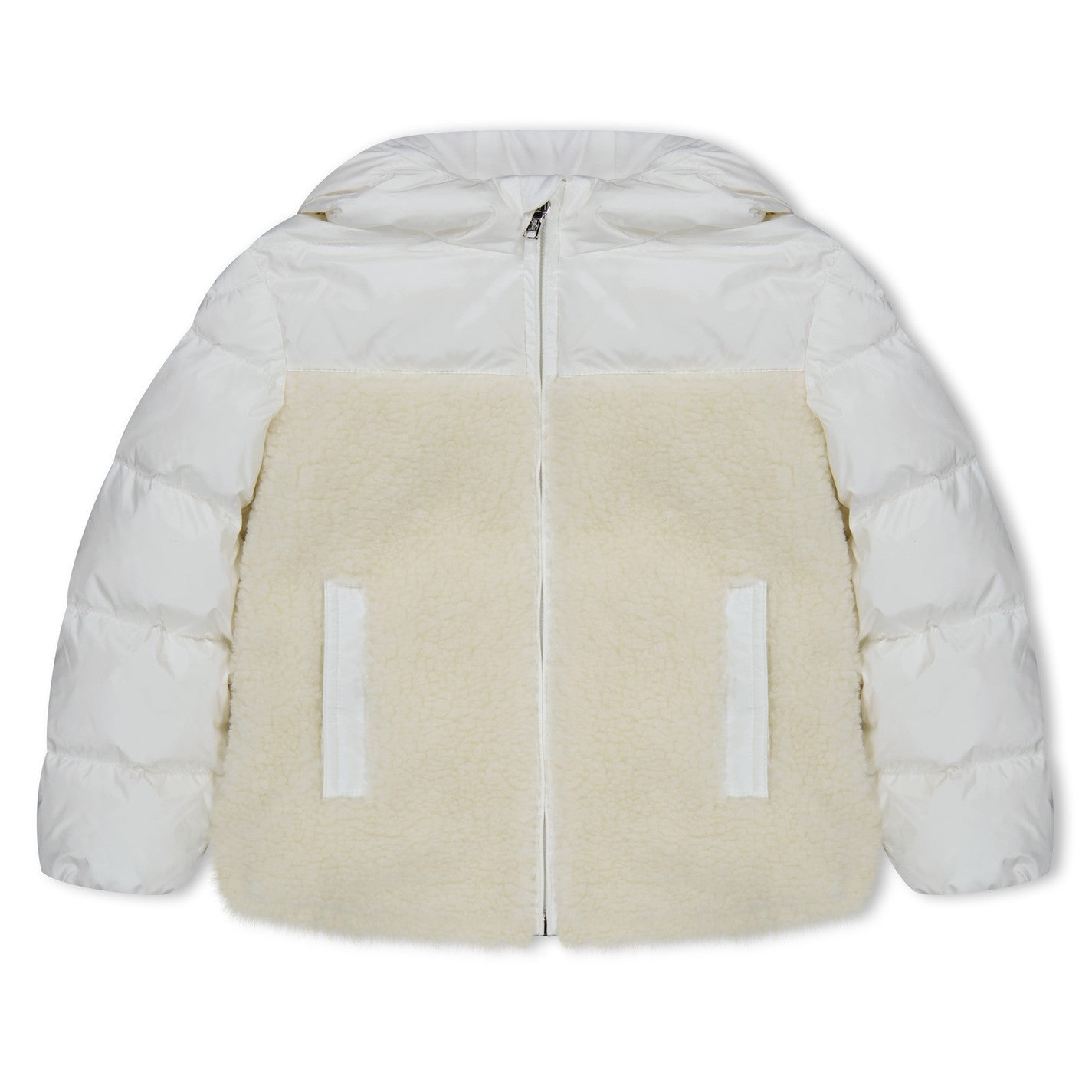 Moncler Amin Sherpa Down Jacket Baby Girls