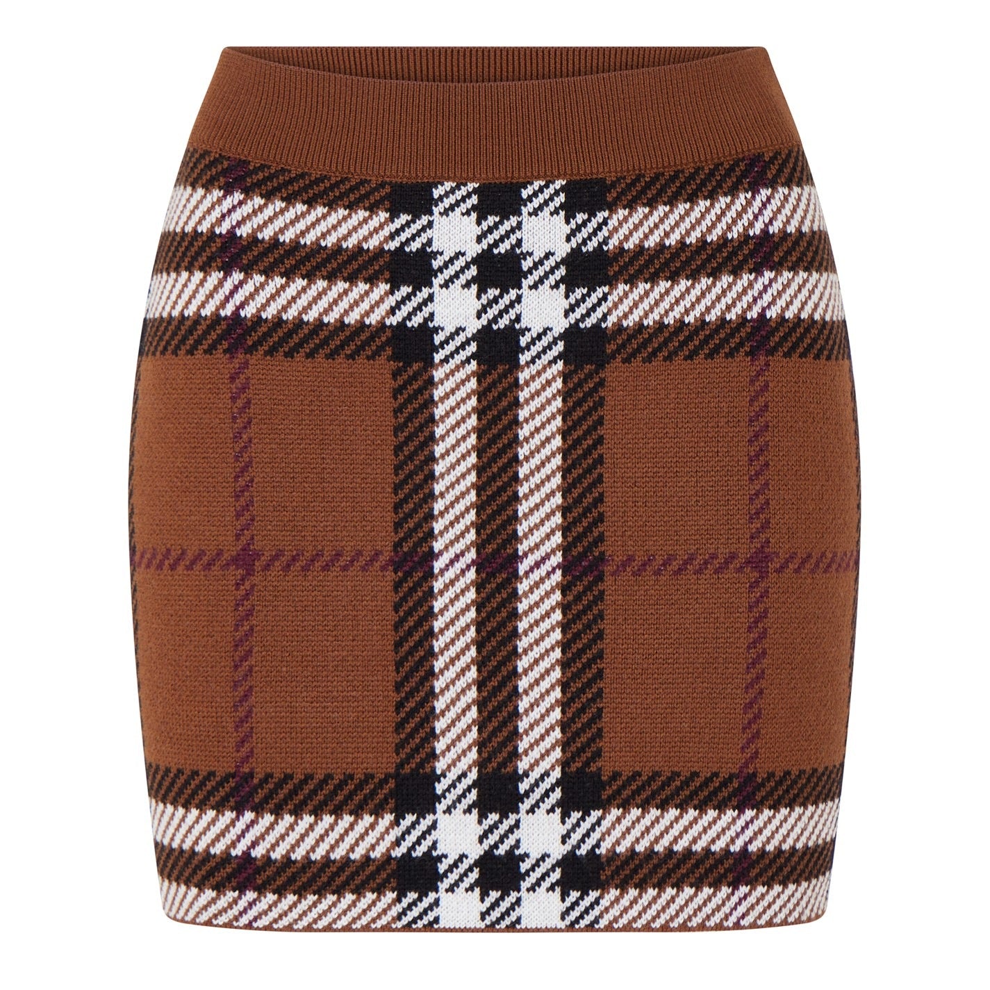 Burberry Check Jacquard Mini Skirt