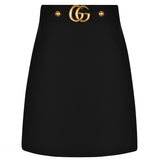 Gucci A-Line Gg Skirt