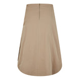 Bottega Veneta Compact Cotton Skirt With Knot Detail