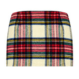 Prada Plaid Mini Skirt