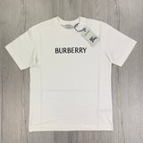Burberry Men’s White T-shirt & Shorts Set