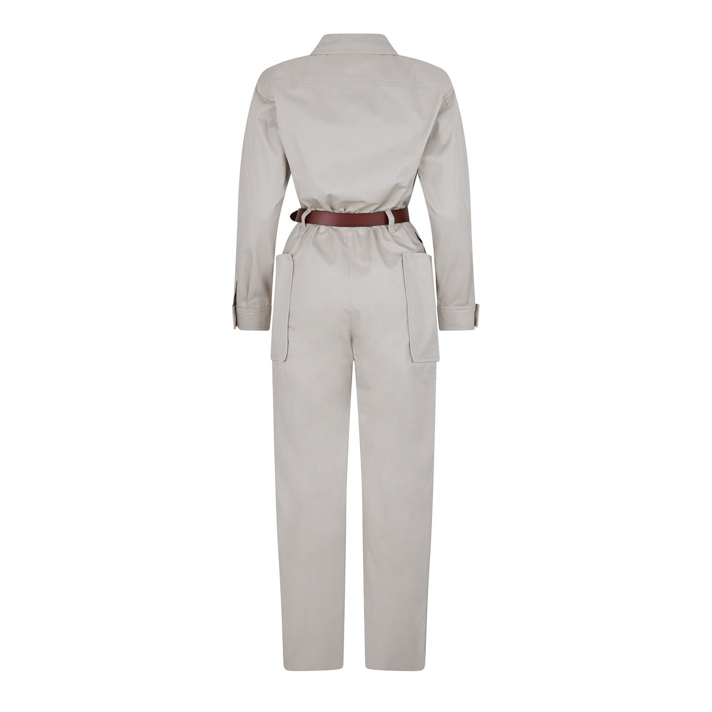 Saint Laurent Jumpsuit In Cotton Twill