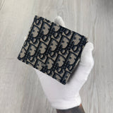 Dior Men’s Jacquard Oblique Bifold Wallet
