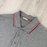 Moncler Men’s Grey Polo Shirt - Large Slim