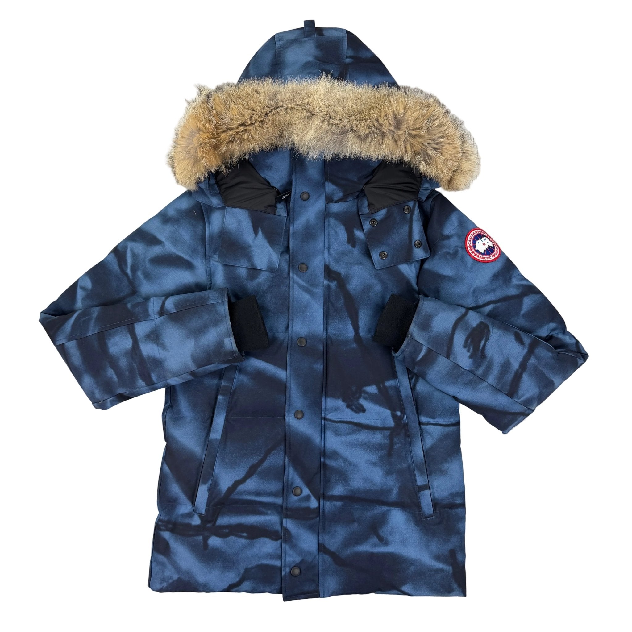 Canada Goose Abstract Blue Parka Wyndham Jacket - XS - Morely TrendsCanada goose Type here:)