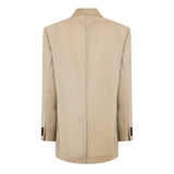 Prada Mohair Oversized Blazer With Triangle