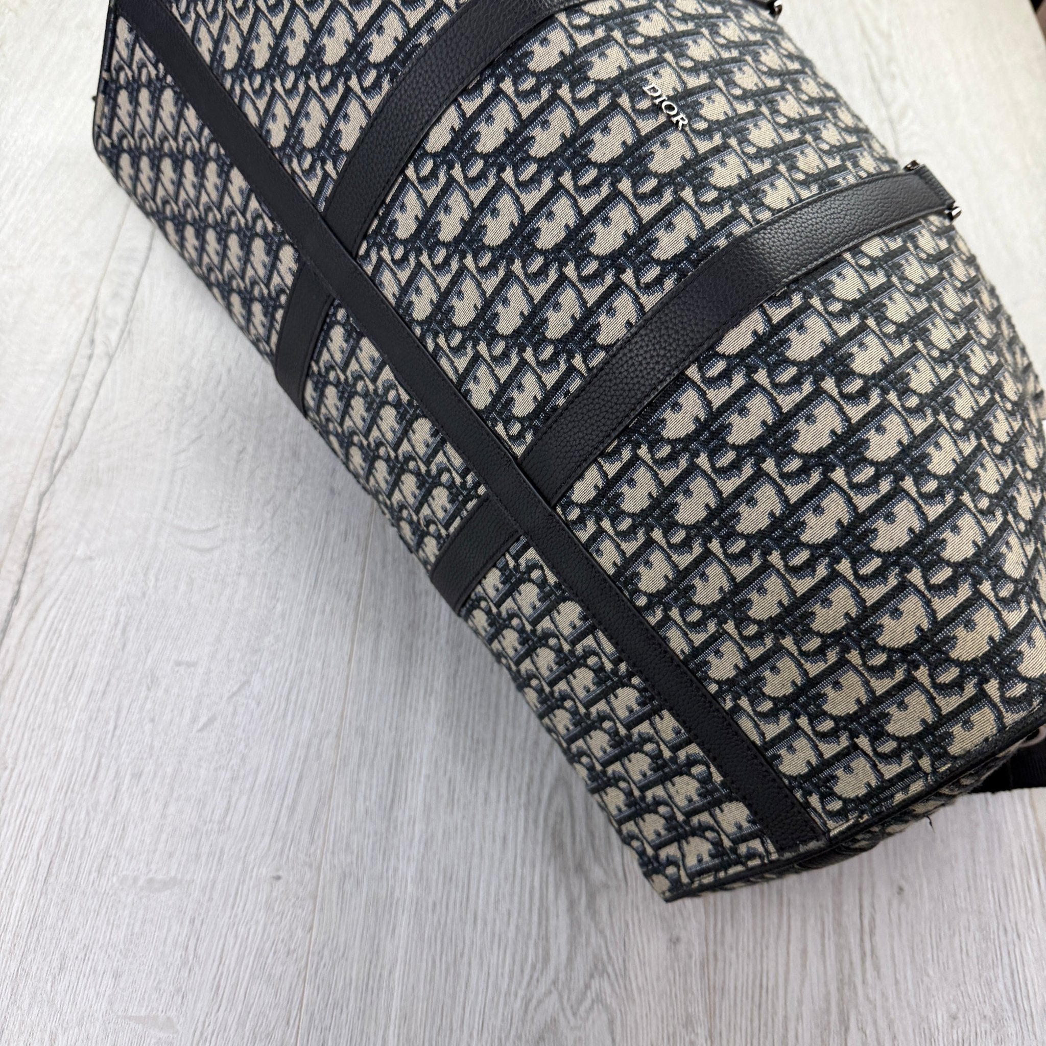 Dior Oblique Jacquard Lingo 50 Boston Bag Travel Bag - Morely TrendsDior Type here:)