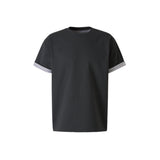 Bottega Veneta Double-Layer Striped Cotton T-Shirt