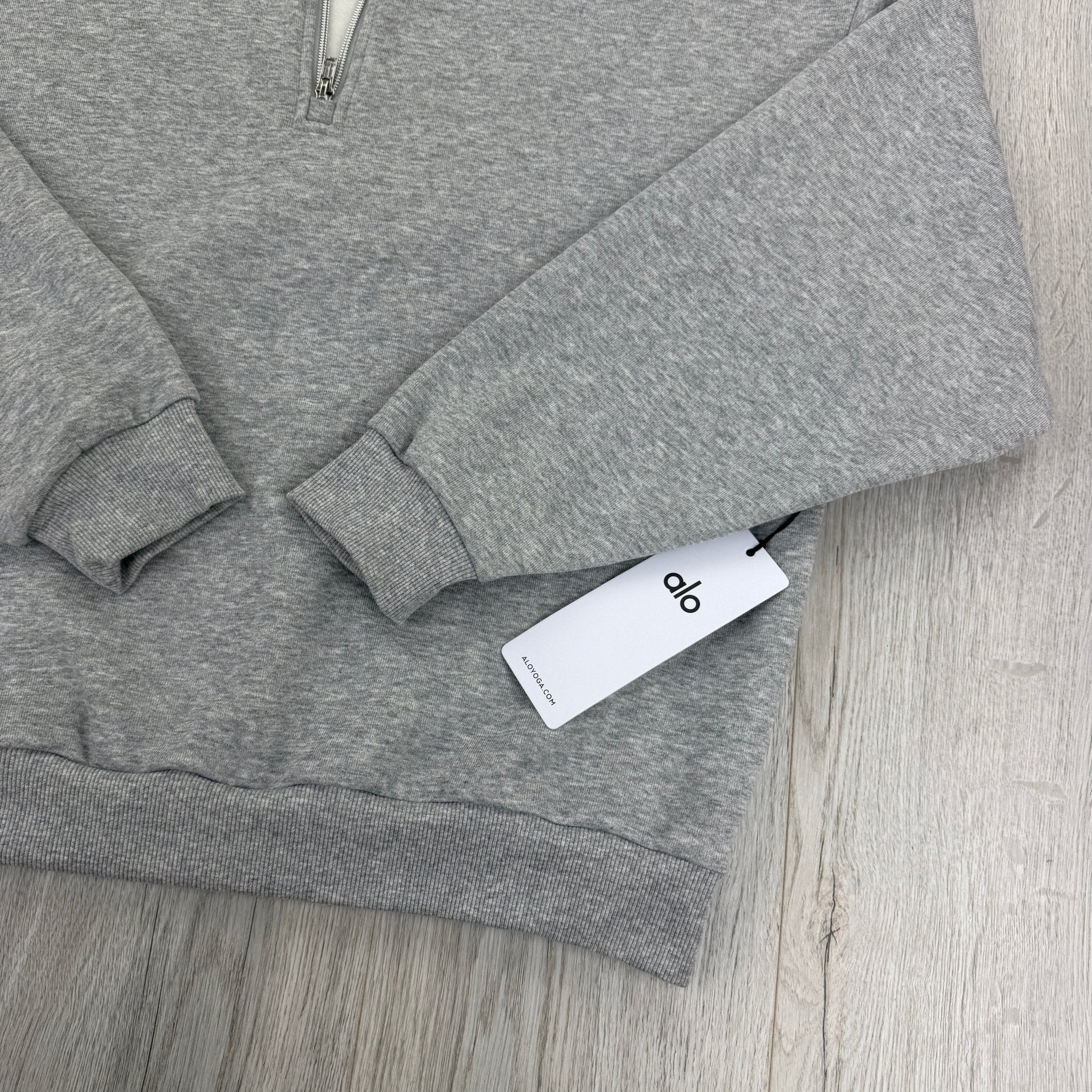 Alo Men’s Grey 1/4 Zip Fleece - Morely TrendsAlo Type here:)
