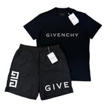 Givenchy Men’s Black T-shirt & Swim Short Set - Morely TrendsGivenchy Type here:)