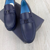Louis Vuitton Mens Blue Major Loafers - Uk 7.5 (Fit 8)