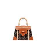 Goyard Saigon PM Bag Black Tan