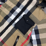 Burberry Men’s Vintage Check Reversible Windbreaker Jacket - Large