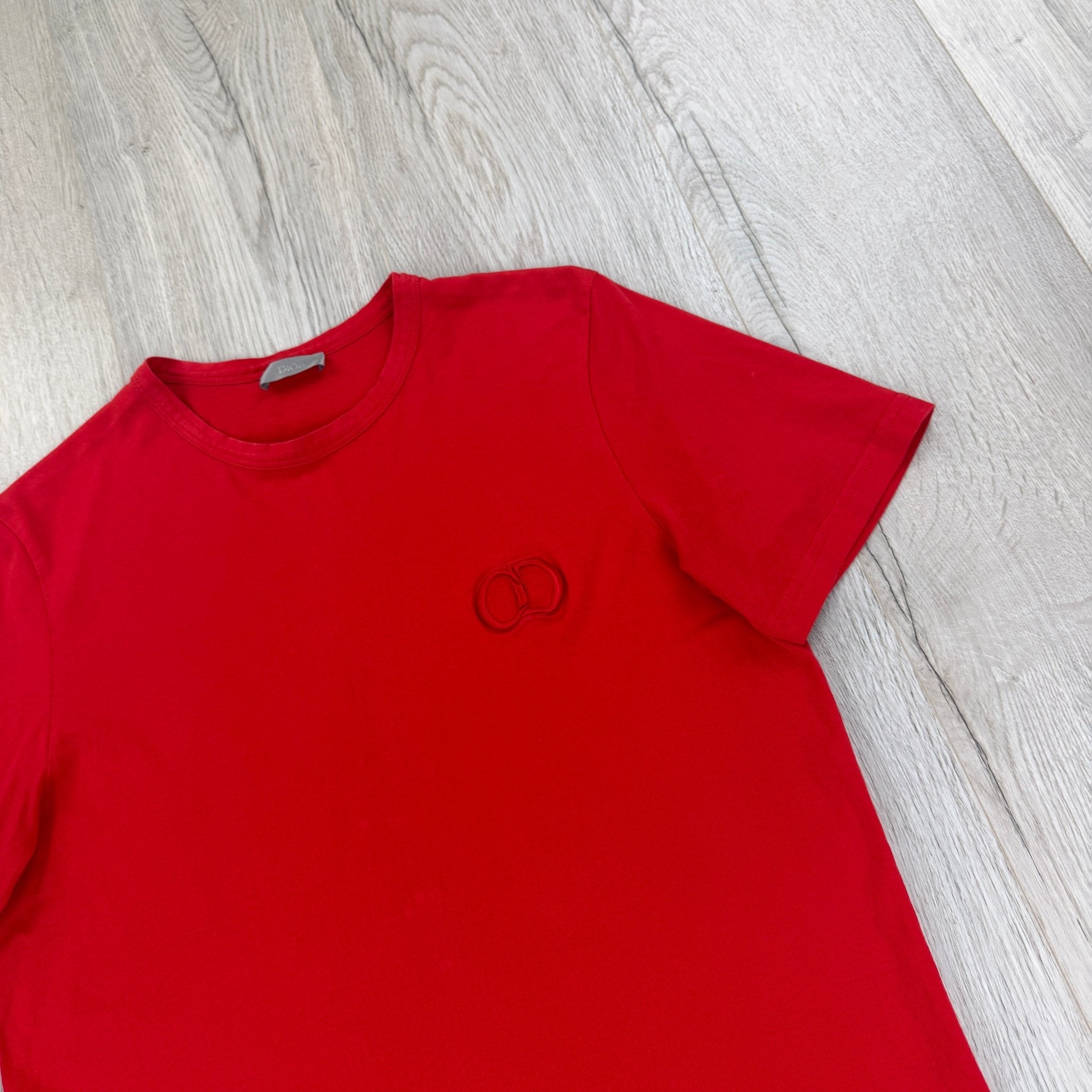 Christian Dior Men’s Red T-shirt - Large Slim - Morely TrendsDior Type here:)