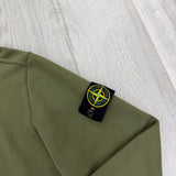 Stone Island Men’s Khaki Green Crewneck Jumper - Small